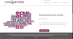 Desktop Screenshot of masquewebs.com
